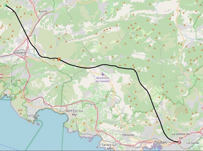 Trajectoire Simulation2