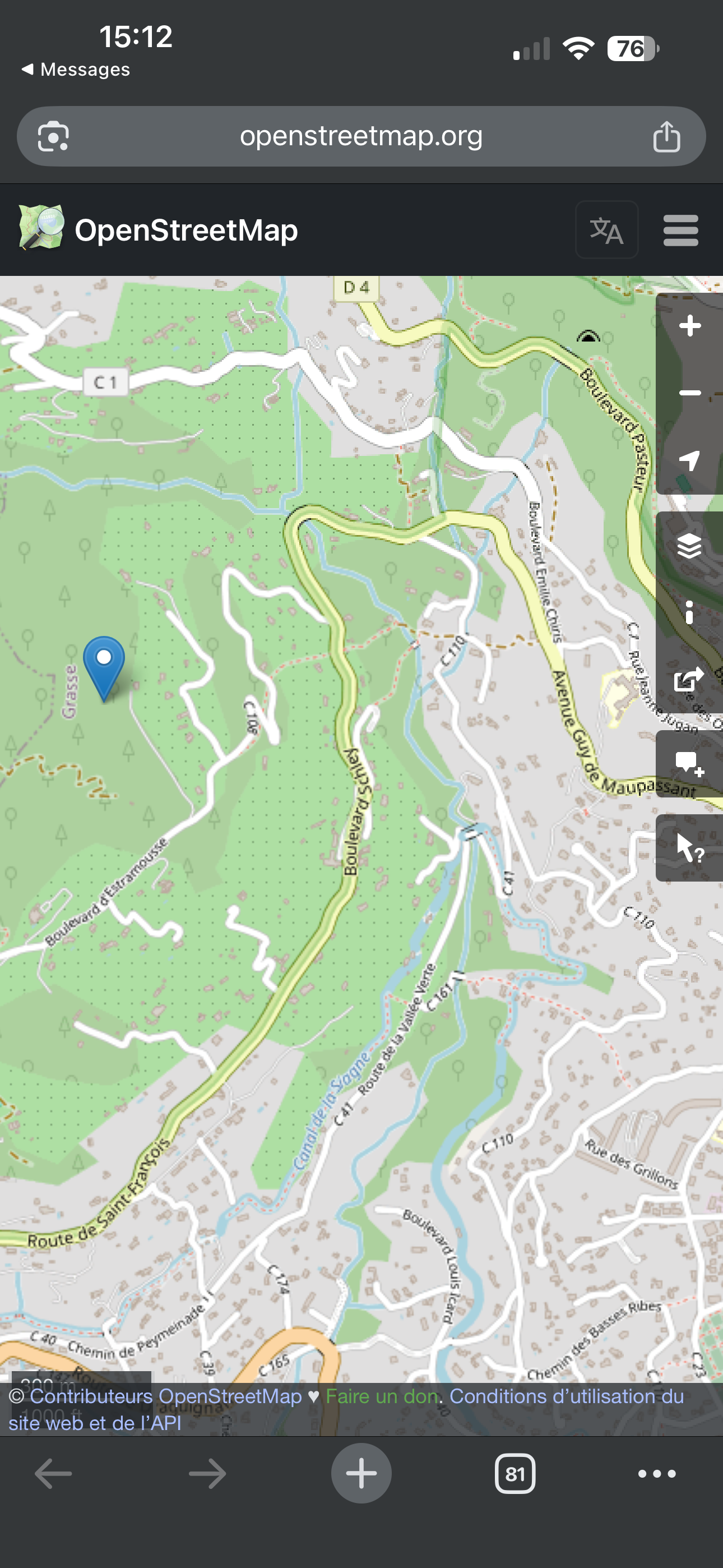 SMS Géolocalisation