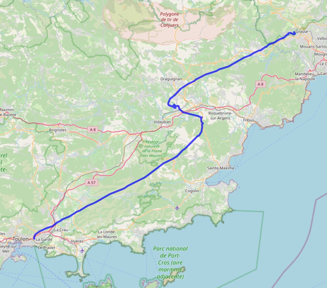Trajectoire visugpx 2 zoom